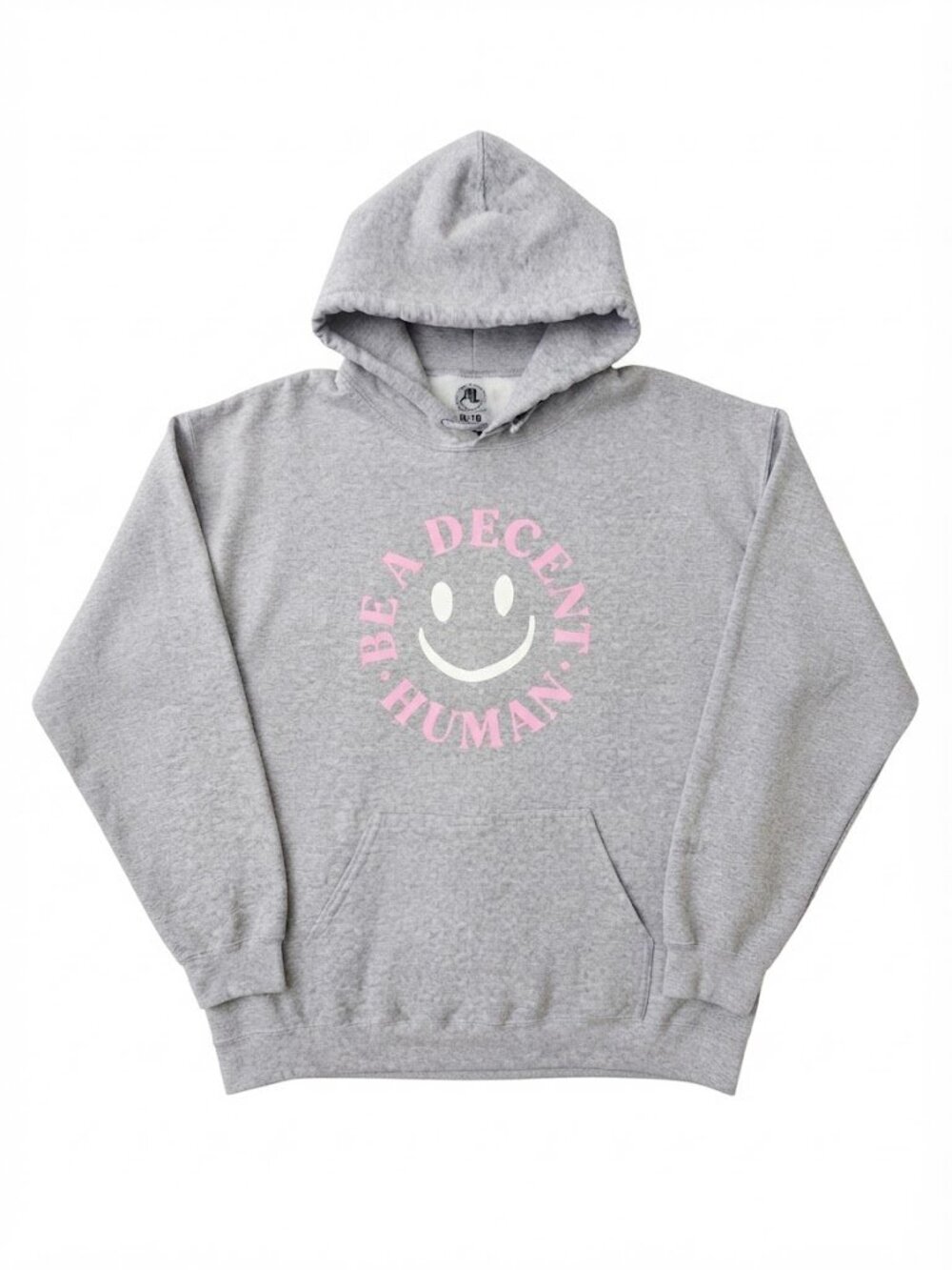 Barstool Sports Gray 'Be a Decent Human' Hoodie